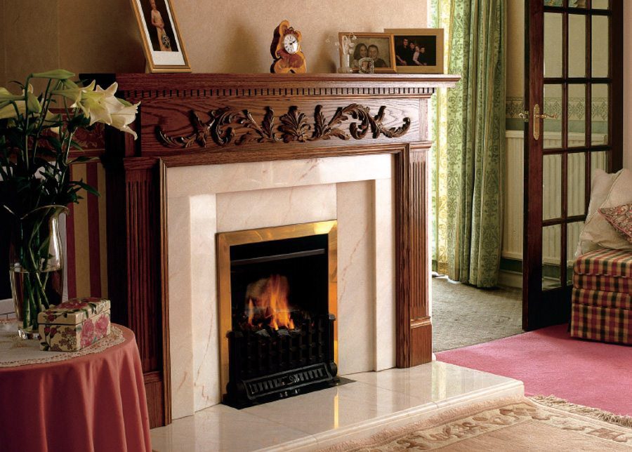 The Richmond Traditional Wood Fireplace, Wooden Fireplace Surrounds